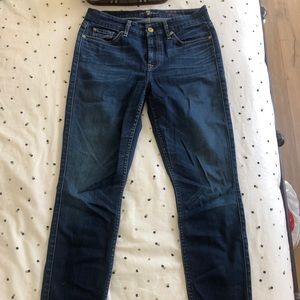 7 for all mankind midrise skinny 27